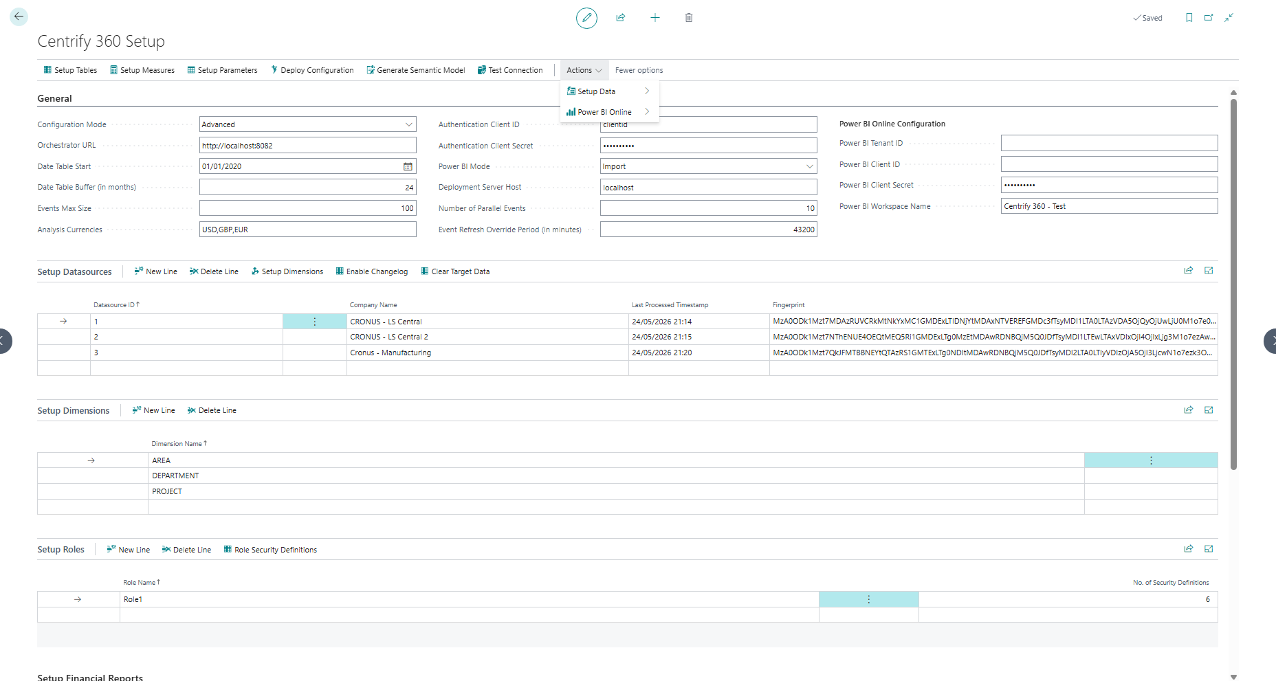 Centrify 360 Setup