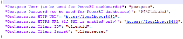 Installation Output