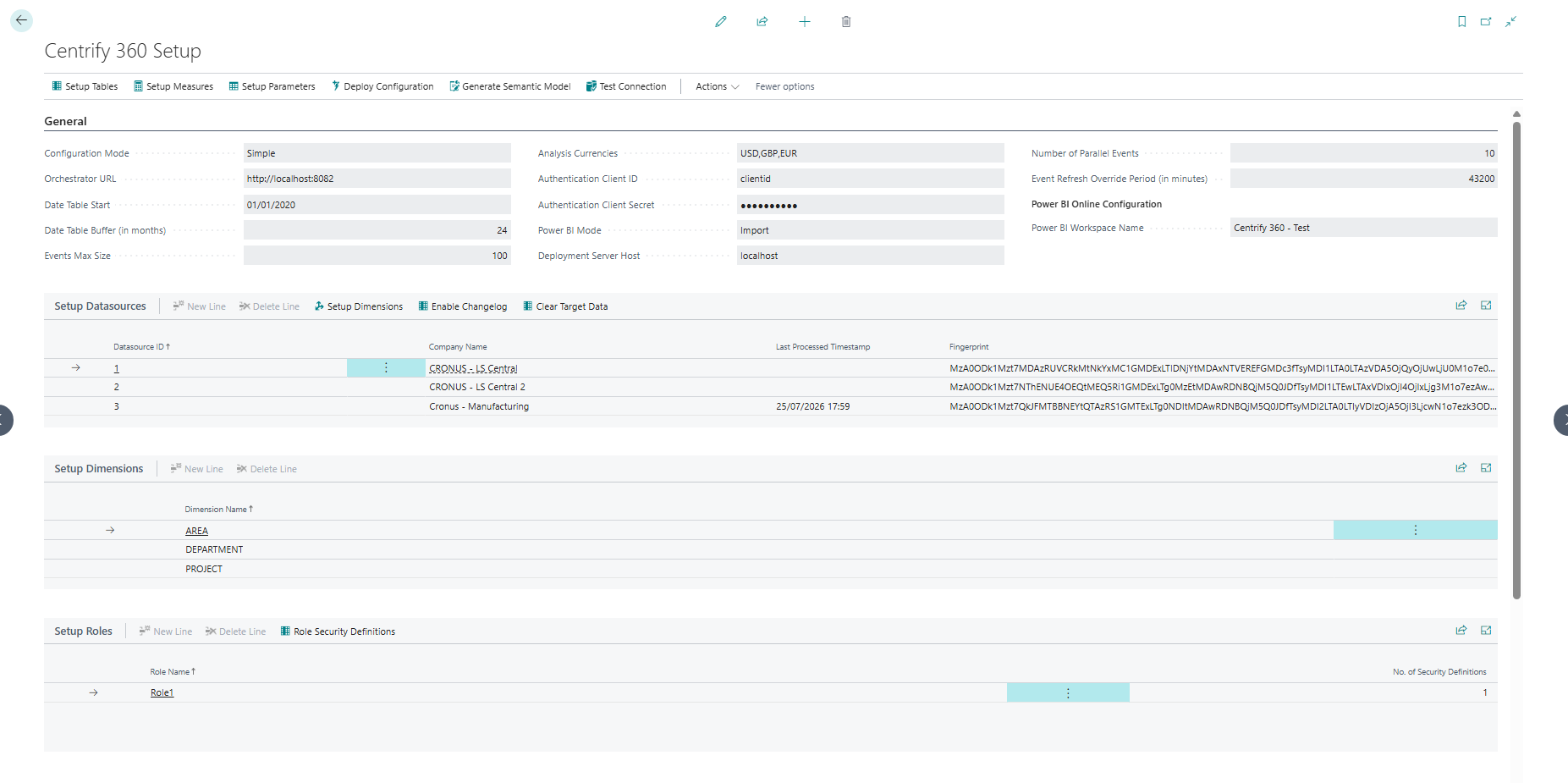 Centrify 360 Company Setup