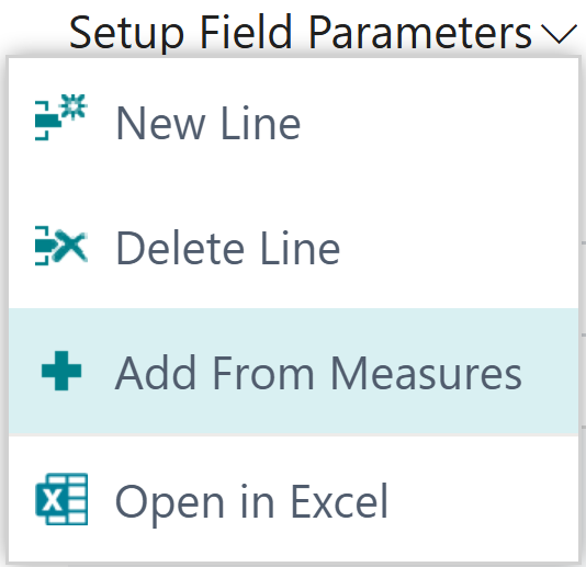 Add From Measures