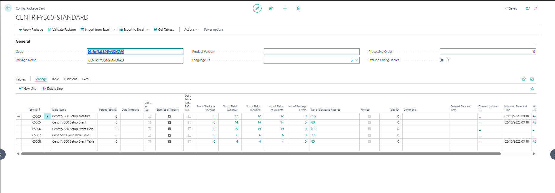 Configuration Packages - Apply